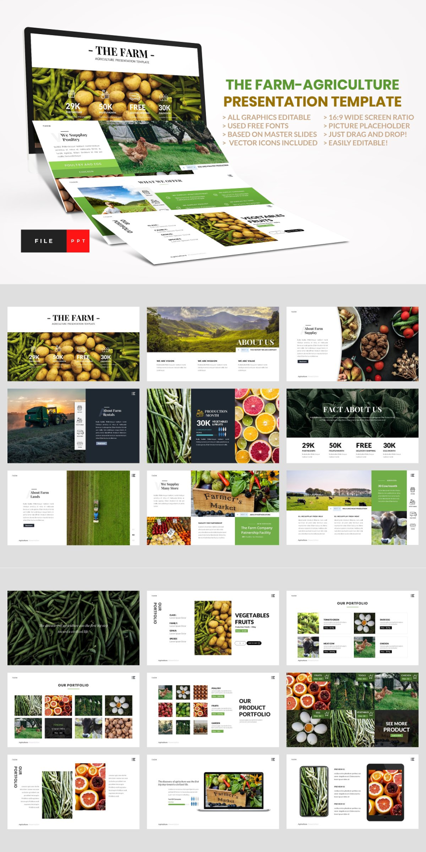 Detail Agriculture Company Profile Template Nomer 2