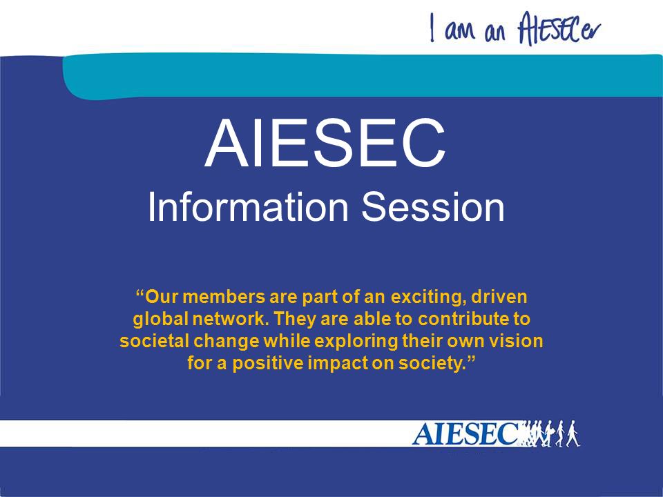 Detail Aiesec Powerpoint Template Nomer 24