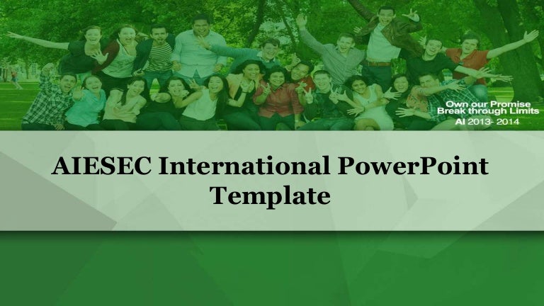 Detail Aiesec Powerpoint Template Nomer 7