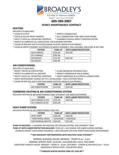 Detail Air Conditioning Service Contract Template Nomer 2