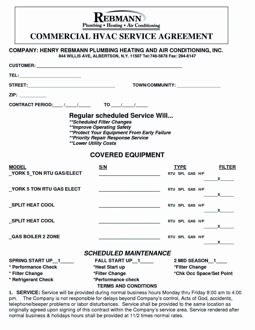 Detail Air Conditioning Service Contract Template Nomer 23