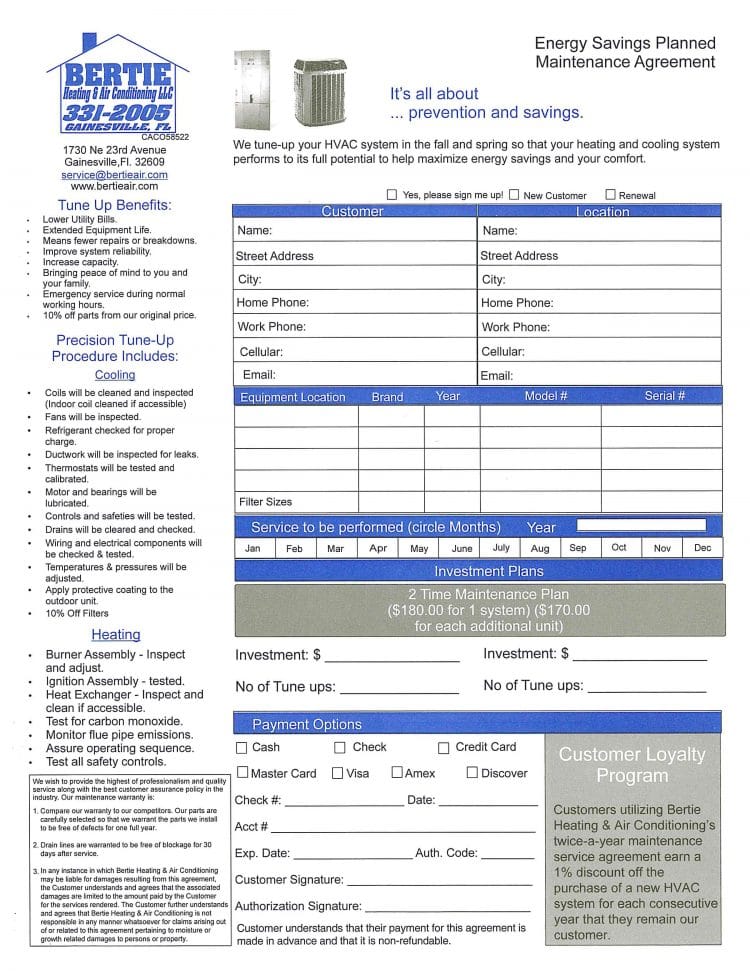 Detail Air Conditioning Service Contract Template Nomer 24