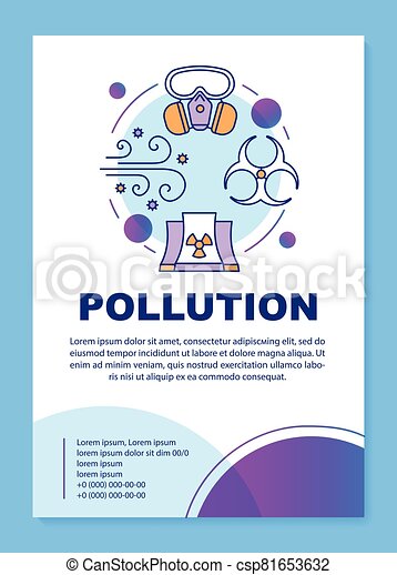 Detail Air Pollution Brochure Template Nomer 27