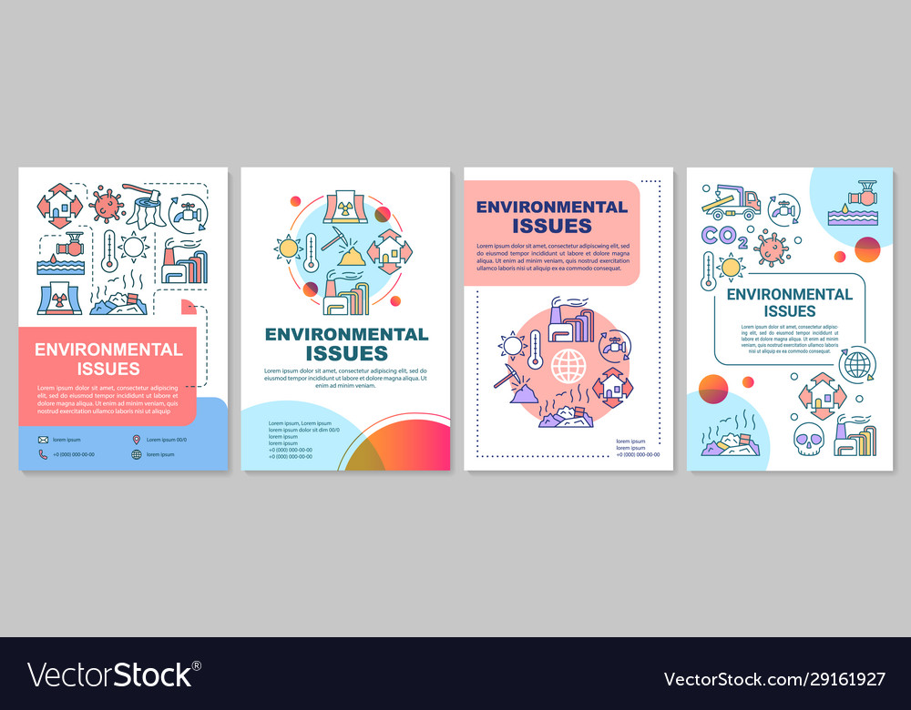 Detail Air Pollution Brochure Template Nomer 35