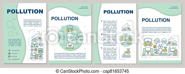 Detail Air Pollution Brochure Template Nomer 9