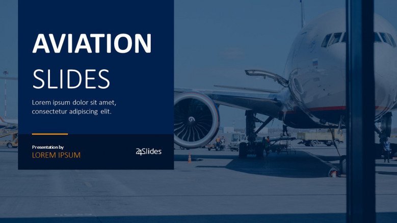 Aircraft Powerpoint Template - KibrisPDR