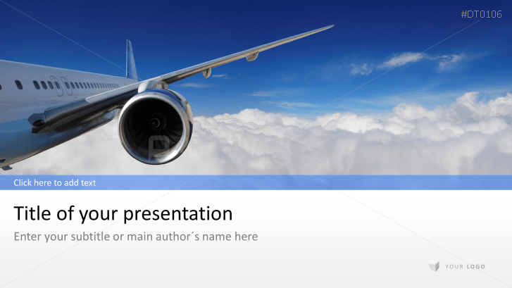 Detail Aircraft Powerpoint Template Nomer 19