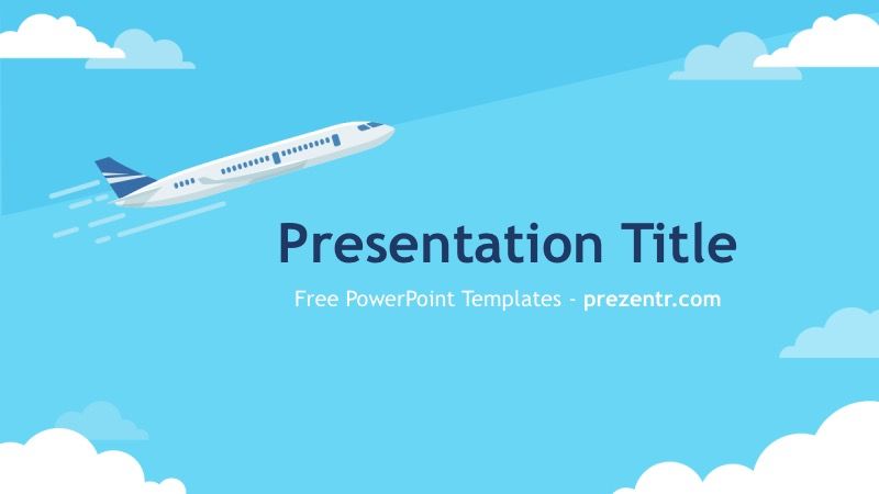 Download Aircraft Powerpoint Template Nomer 4