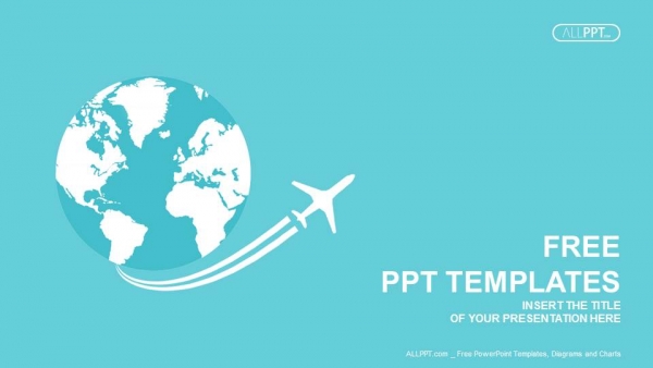 Download Aircraft Powerpoint Template Nomer 28