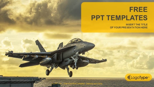 Detail Aircraft Powerpoint Template Nomer 30