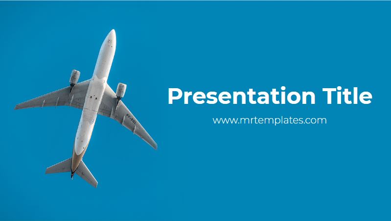 Detail Aircraft Powerpoint Template Nomer 5