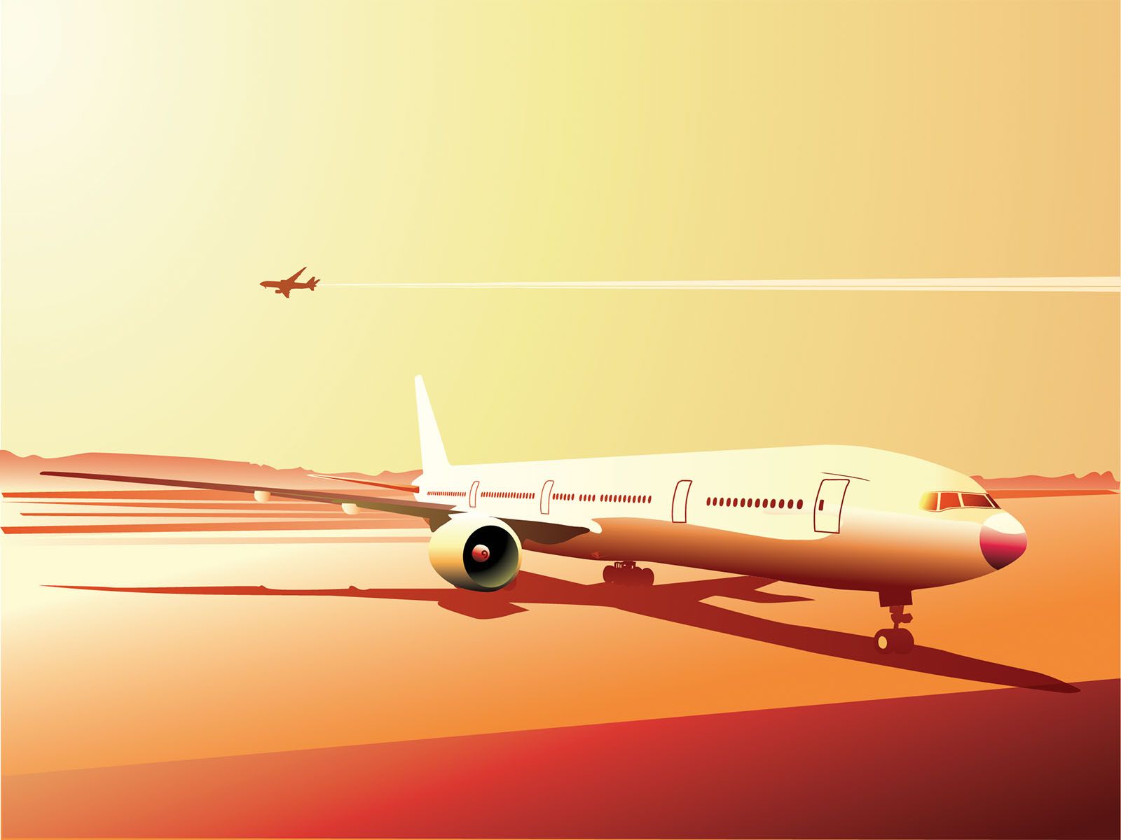 Detail Aircraft Powerpoint Template Nomer 41