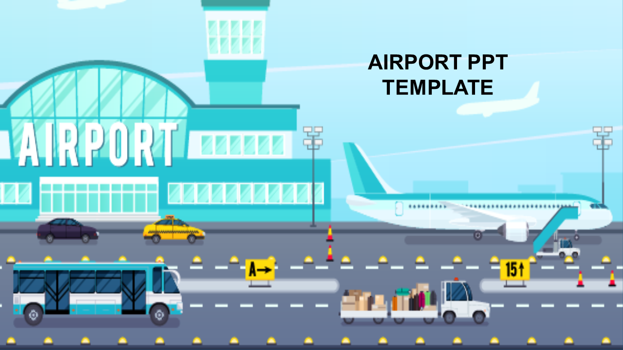 Detail Aircraft Powerpoint Template Nomer 46