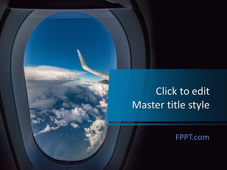Detail Aircraft Powerpoint Template Nomer 7