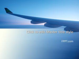 Detail Aircraft Powerpoint Template Nomer 8