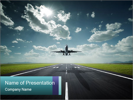 Detail Airport Ppt Template Nomer 22