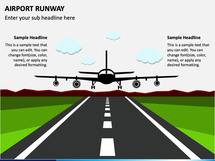 Detail Airport Ppt Template Nomer 37