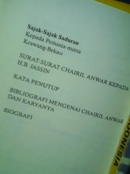 Detail Aku Adalah Binatang Jalang Puisi Nomer 51