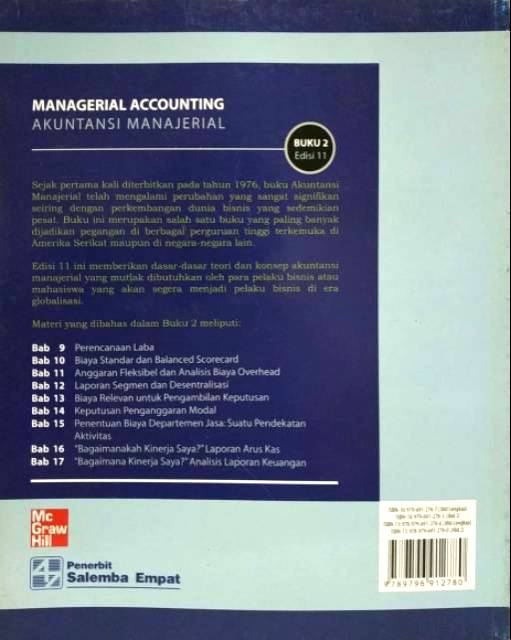 Detail Akuntansi Manajemen Hansen Mowen Buku 2 Nomer 44