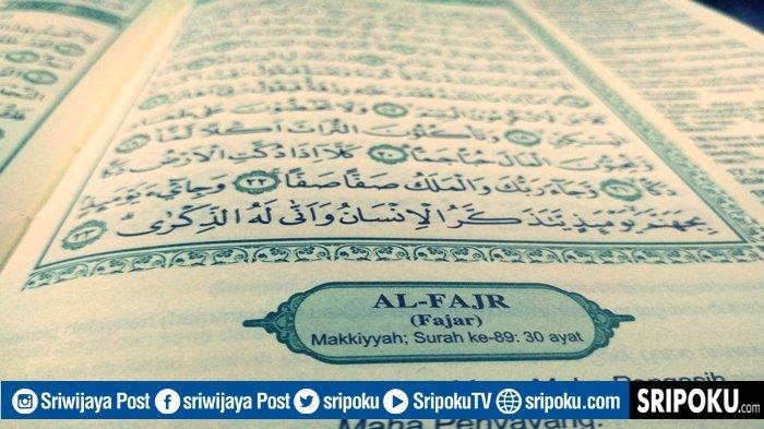 Detail Al Fajr Surat Ke Berapa Nomer 26