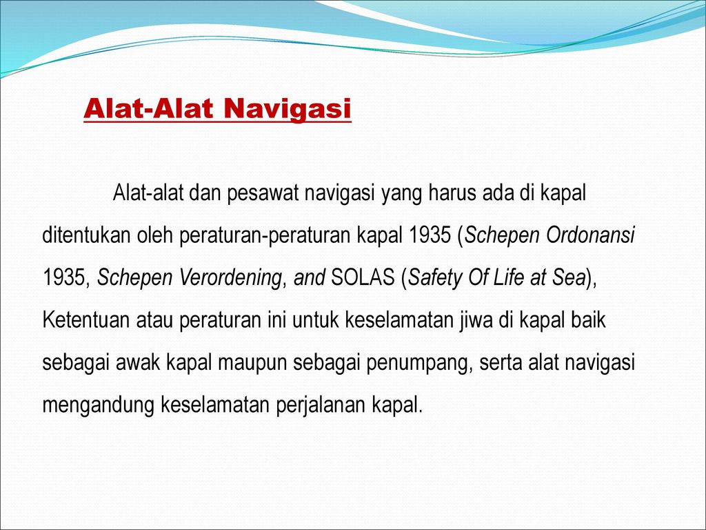 Detail Alat Alat Navigasi Kapal Nomer 40