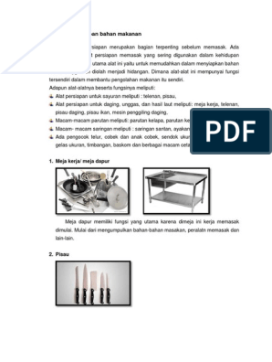 Detail Alat Alat Persiapan Memasak Nomer 26