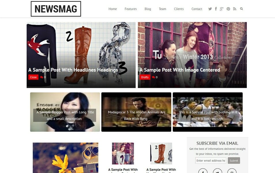 Detail Alder Blogger Template Premium Version Nomer 16