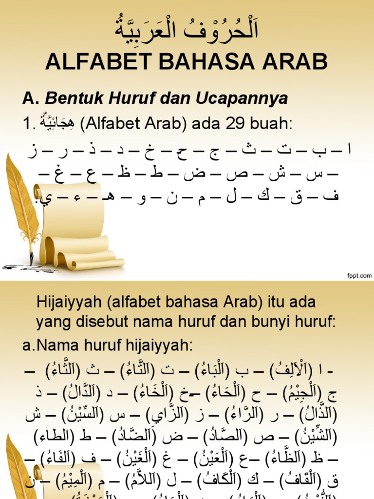 Detail Alfabet Bahasa Arab Nomer 26