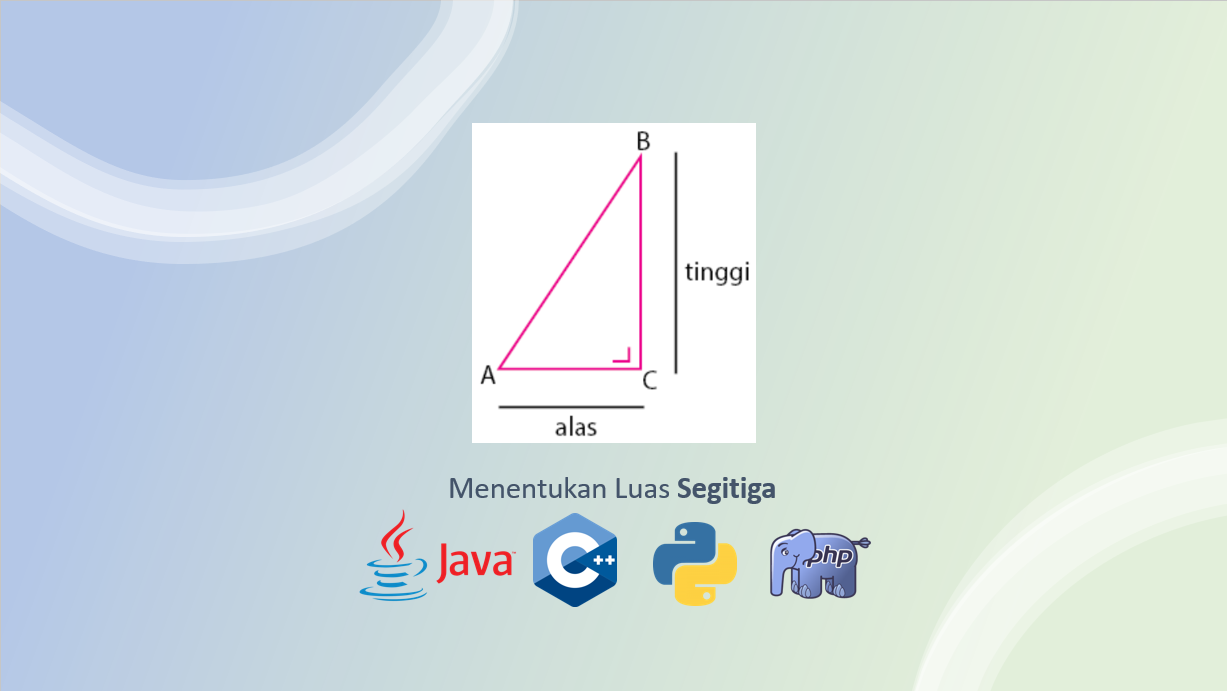 Detail Algoritma Dan Flowchart Menghitung Luas Segitiga Nomer 26