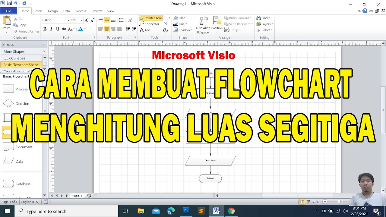 Detail Algoritma Dan Flowchart Menghitung Luas Segitiga Nomer 35