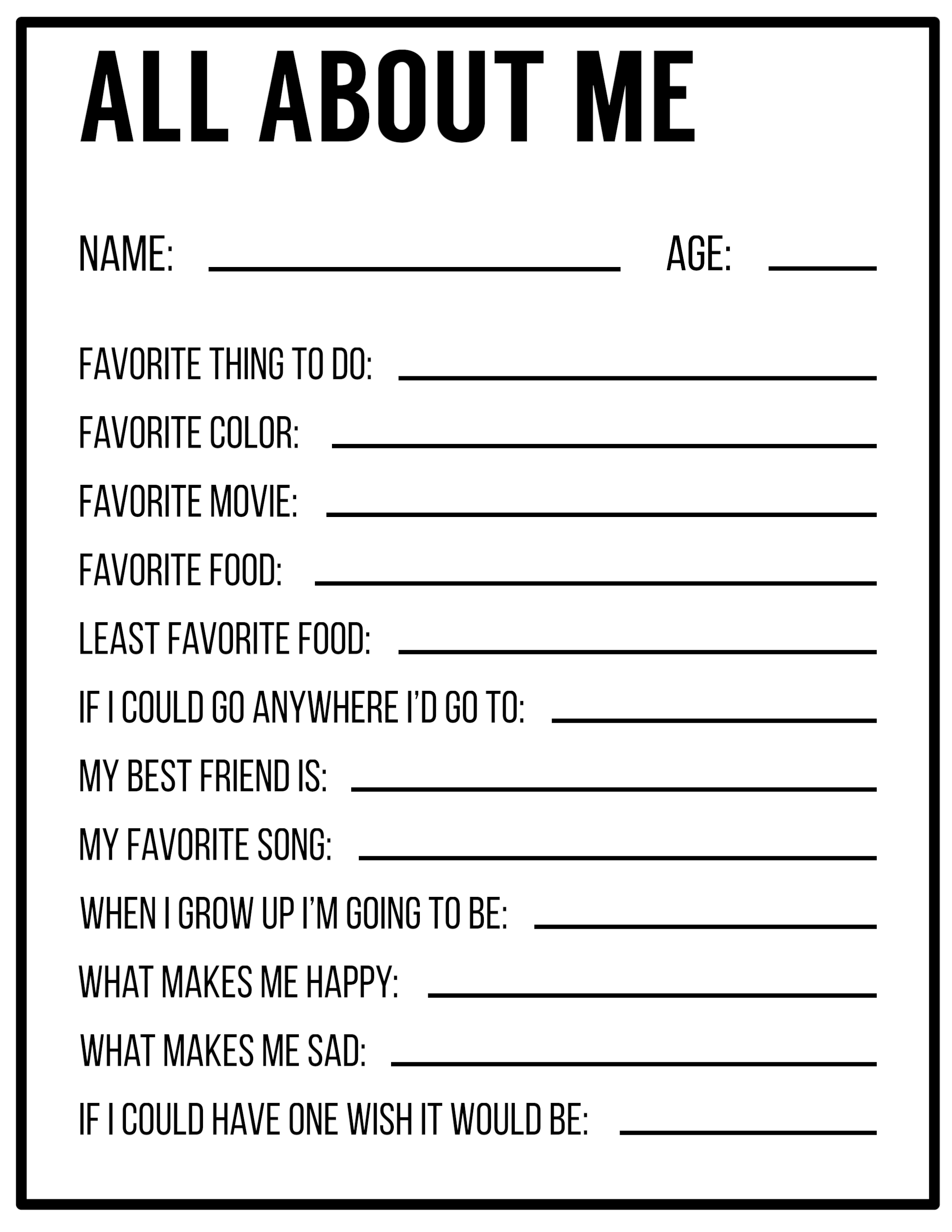 All about me template 51 koleksi gambar