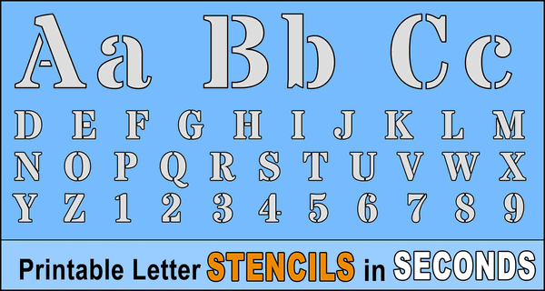 Detail Alphabet Template To Print Nomer 15