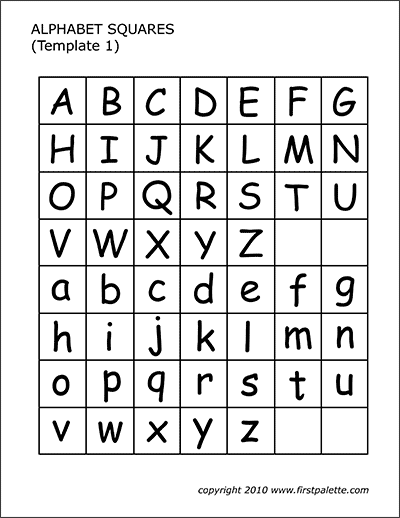 Detail Alphabet Template To Print Nomer 41