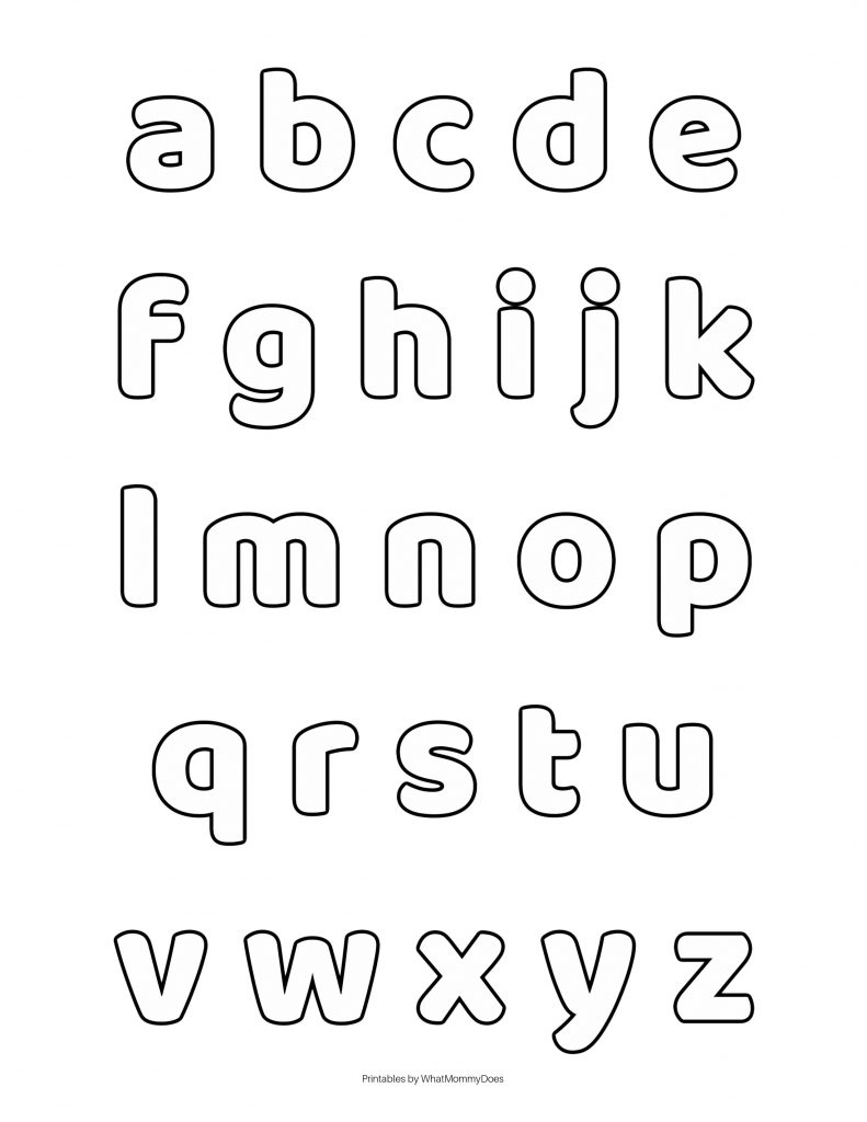 Detail Alphabet Template To Print Nomer 8