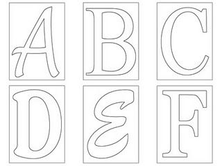 Detail Alphabet Template To Print Nomer 9