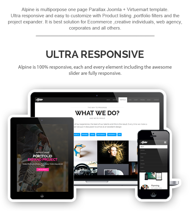 Alpine Joomla Template - KibrisPDR