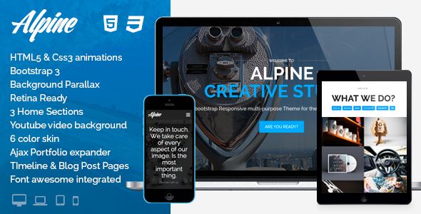 Detail Alpine Joomla Template Nomer 11