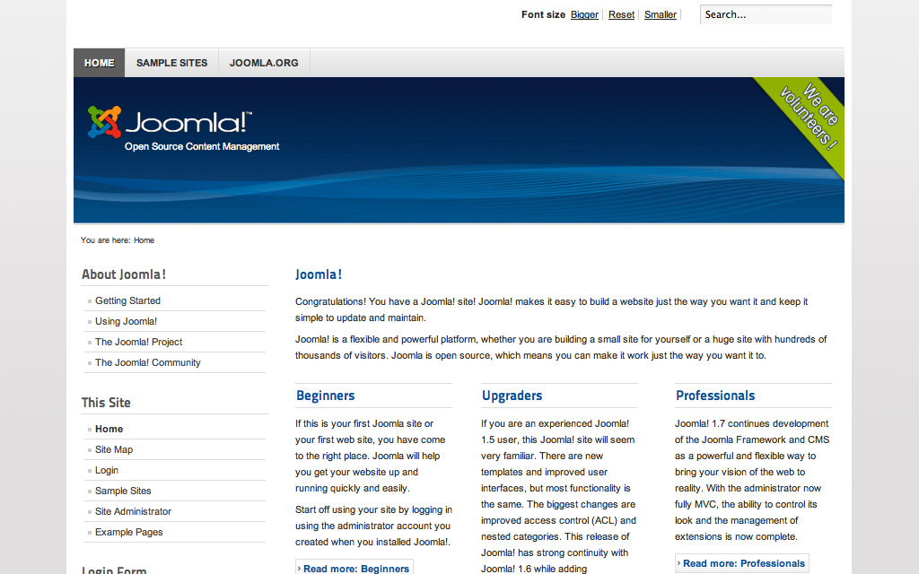 Detail Alpine Joomla Template Nomer 16