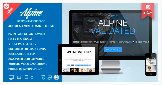 Detail Alpine Joomla Template Nomer 10