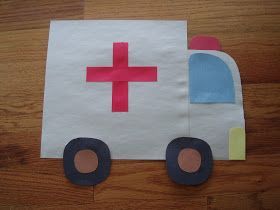 Detail Ambulance Craft Template Nomer 20