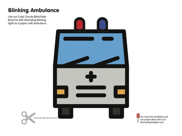 Detail Ambulance Craft Template Nomer 41