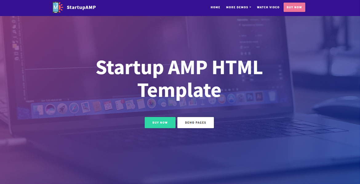 Detail Amp Html Template Nomer 10