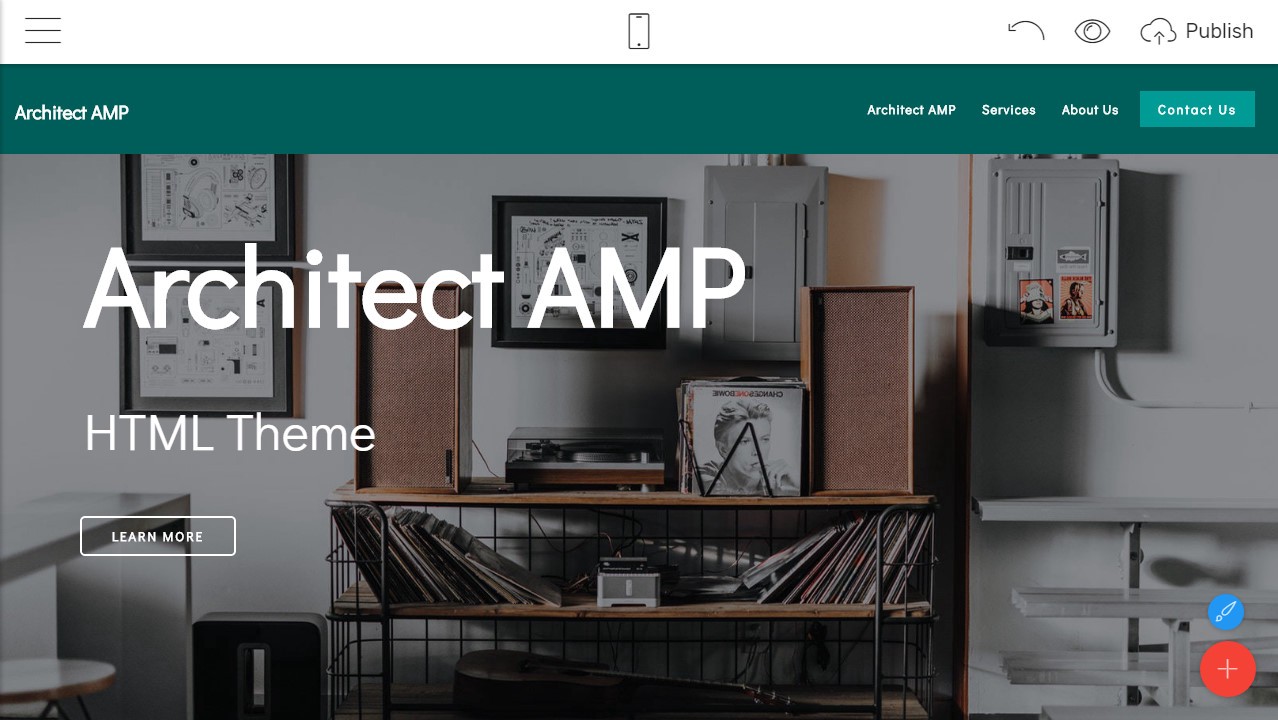 Detail Amp Html Template Nomer 24