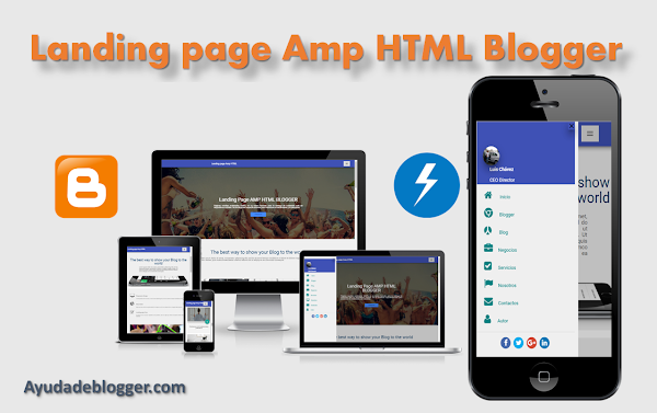 Detail Amp Html Template Nomer 28