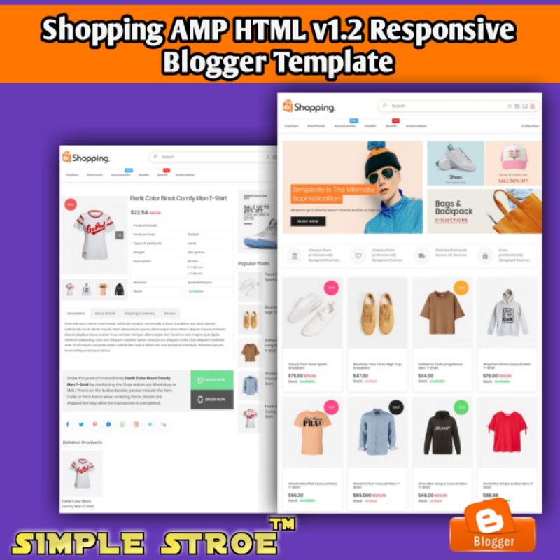 Detail Amp Html Template Nomer 45