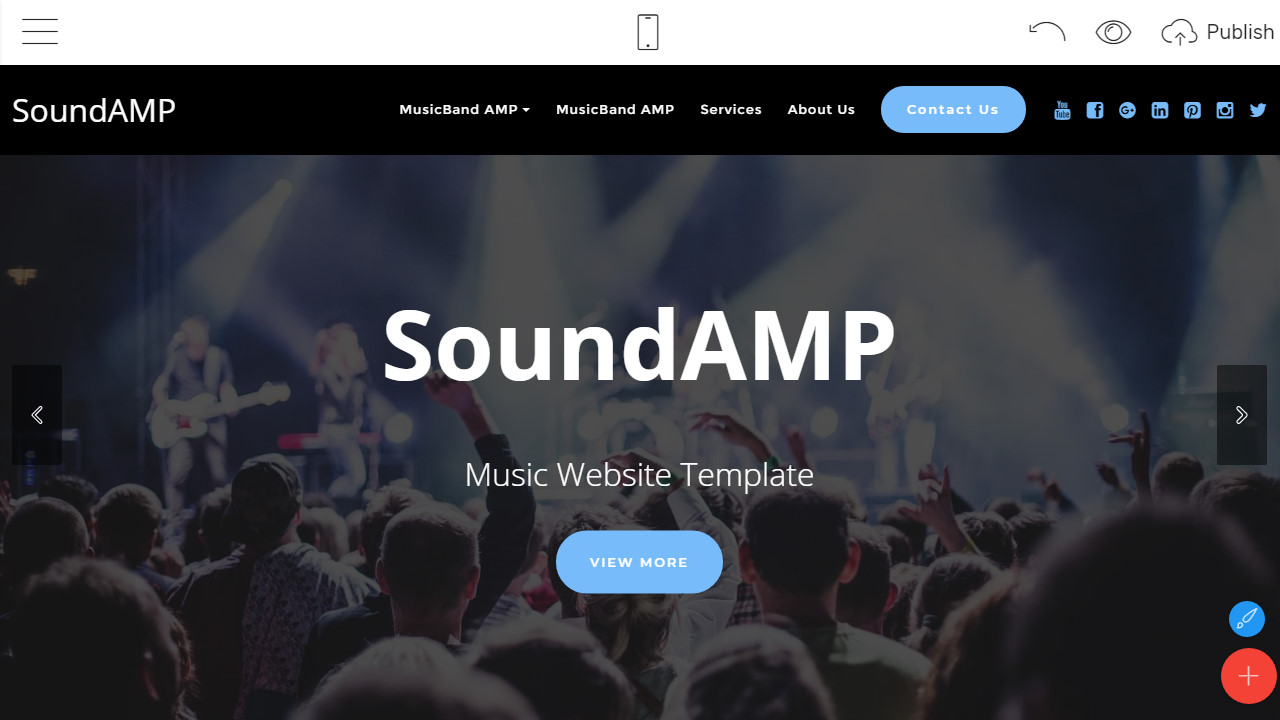 Detail Amp Html Template Nomer 9