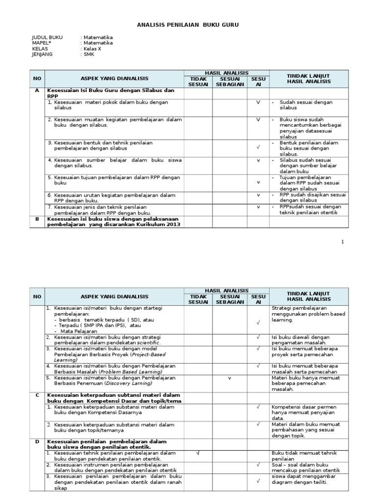 Detail Analisis Buku Guru Dan Buku Siswa Nomer 37