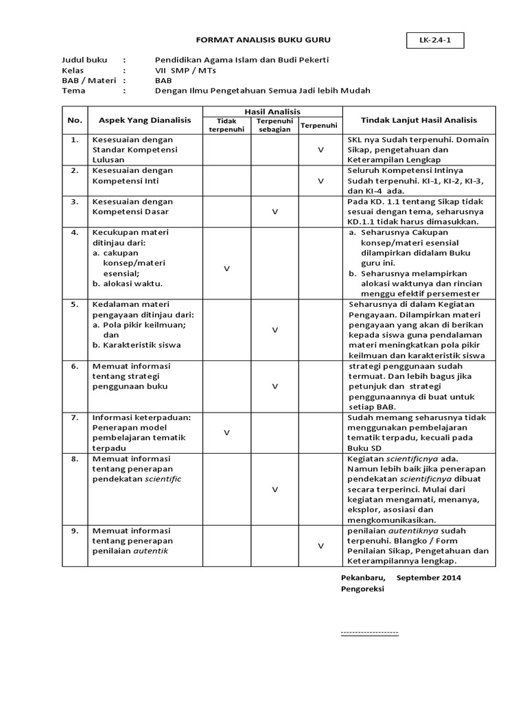 Detail Analisis Buku Guru Dan Buku Siswa Nomer 5