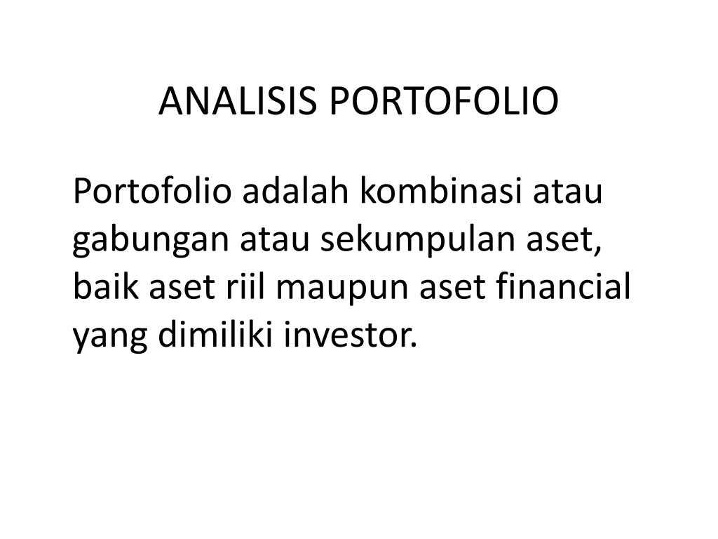 Detail Analisis Portofolio Bisnis Nomer 8