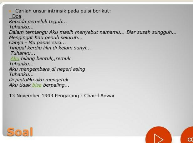 Detail Analisis Puisi Chairil Anwar Nomer 25